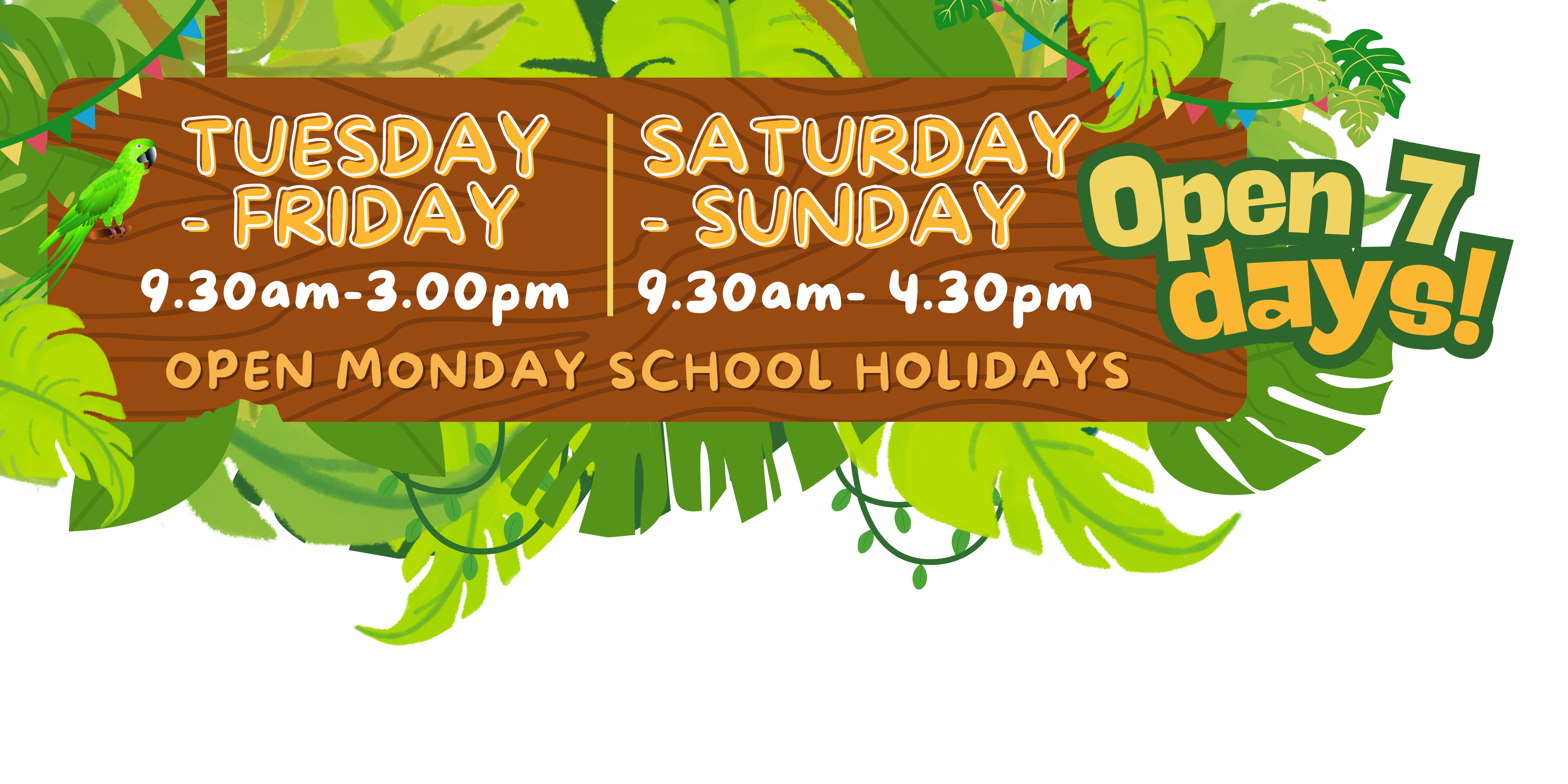 times for open hours